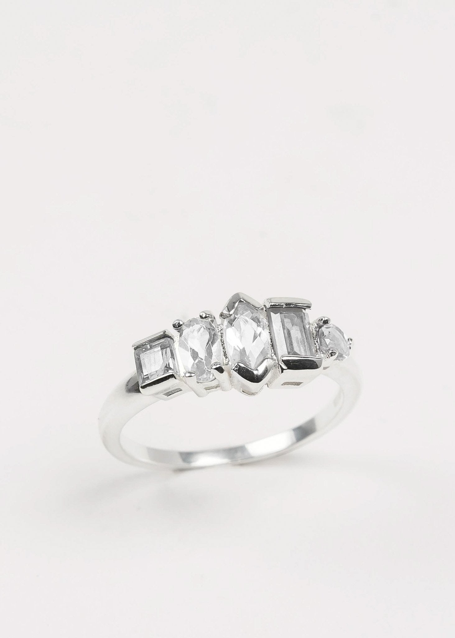 Warped Multi-Stone Ring Cornelia Webb Ring