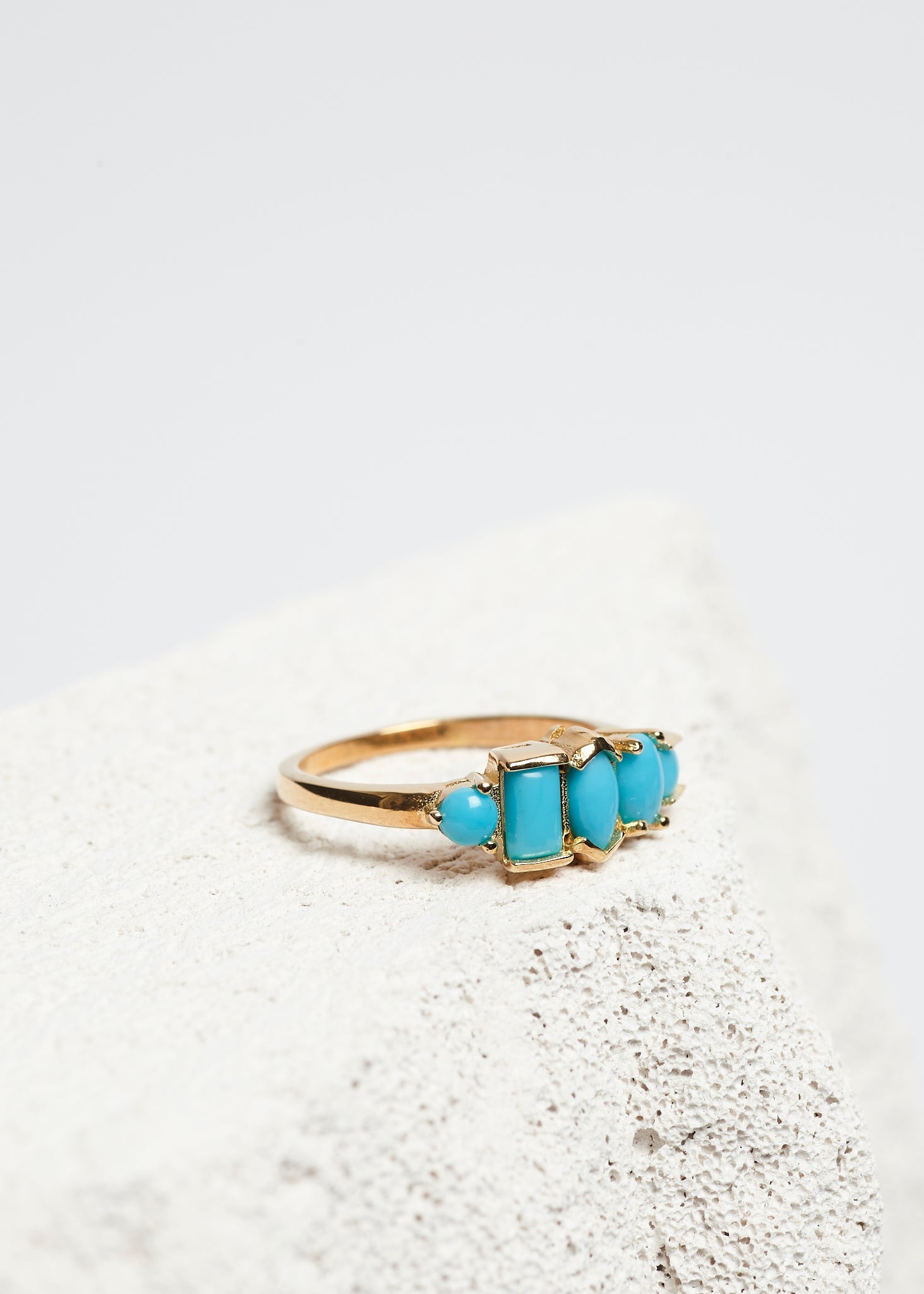 WARPED MULTI-STONE RING Cornelia Webb Ring