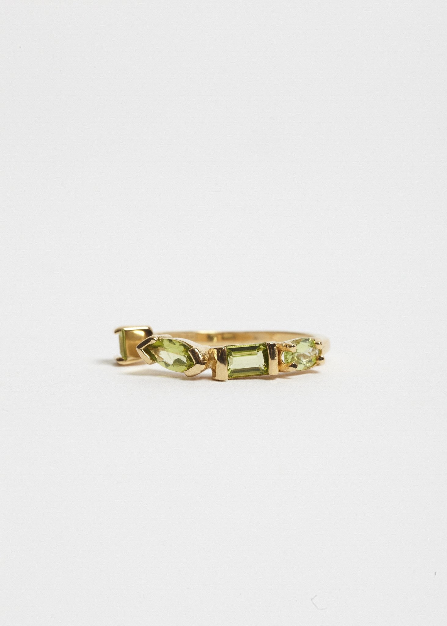 Warped Quadruple Mixed Ring Cornelia Webb Ring