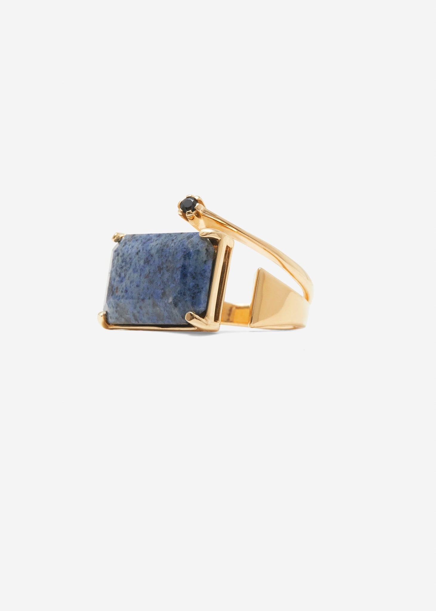 Warped Signet Ring - Dumortierite - Buy Cornelia Webb