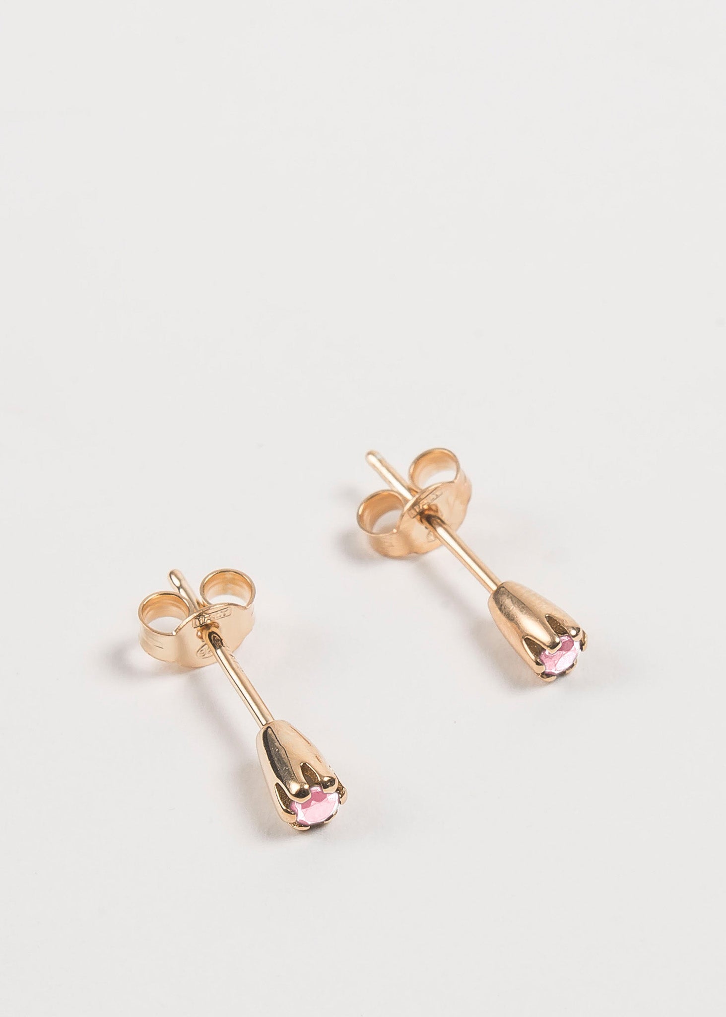 Warped Stud Earring Mini - Pink - Sample - 3