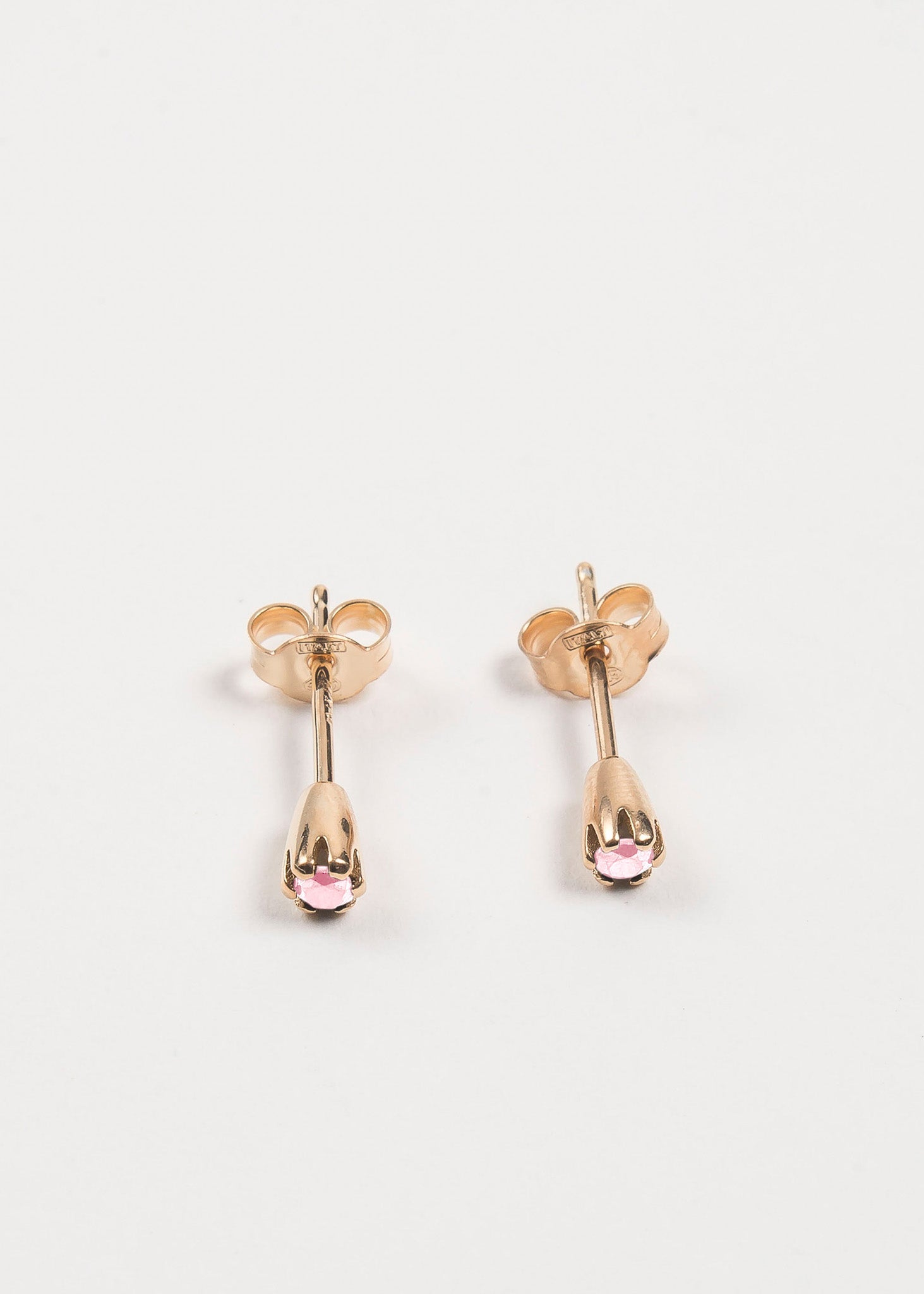 Warped Stud Earring Mini - Pink - Sample - 1