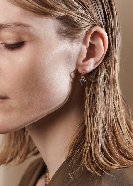 Charmed Elemental Earring Mini | Sodalite (color change photo) Cornelia Webb Earring