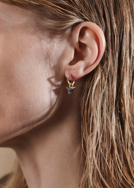 Charmed Elemental Earring Mini | Sodalite (color change photo) Cornelia Webb Earring