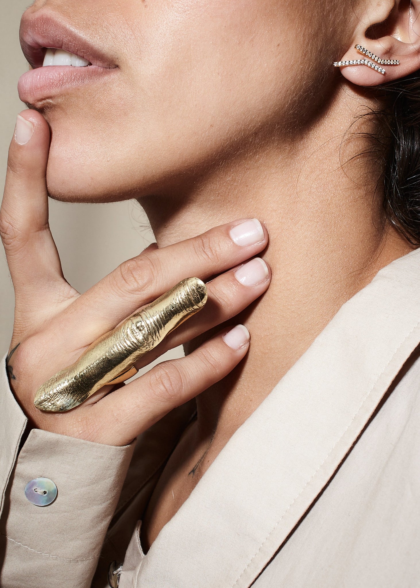 Molded Finger Cornelia Webb Ring