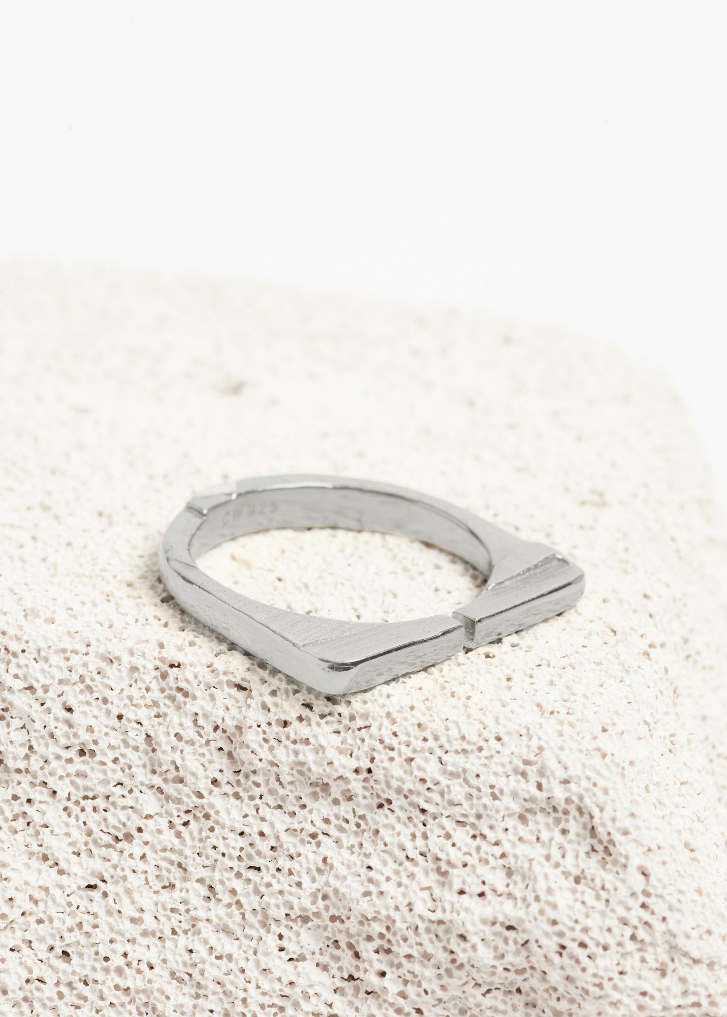 Slized Ring Mini | Silver Cornelia Webb Necklace