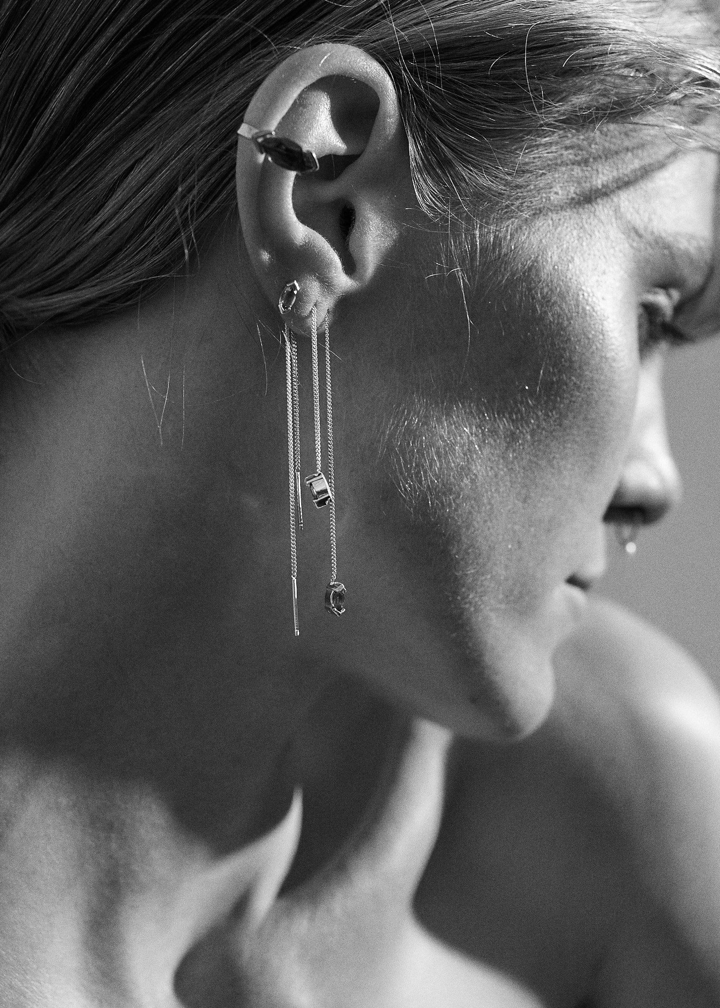 Warped Marquis Chain Earring Cornelia Webb Earrings